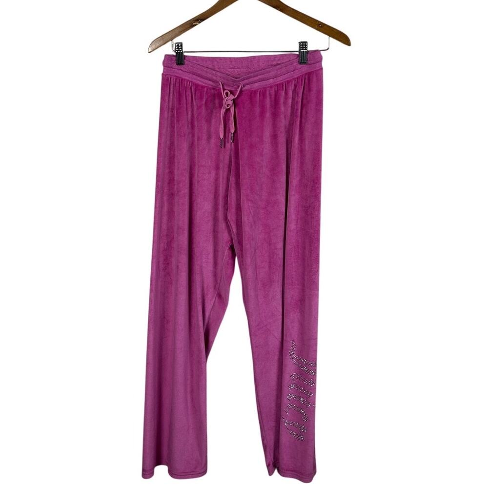 Juicy Couture Sleepwear Pink Velour Pajama Pants size S